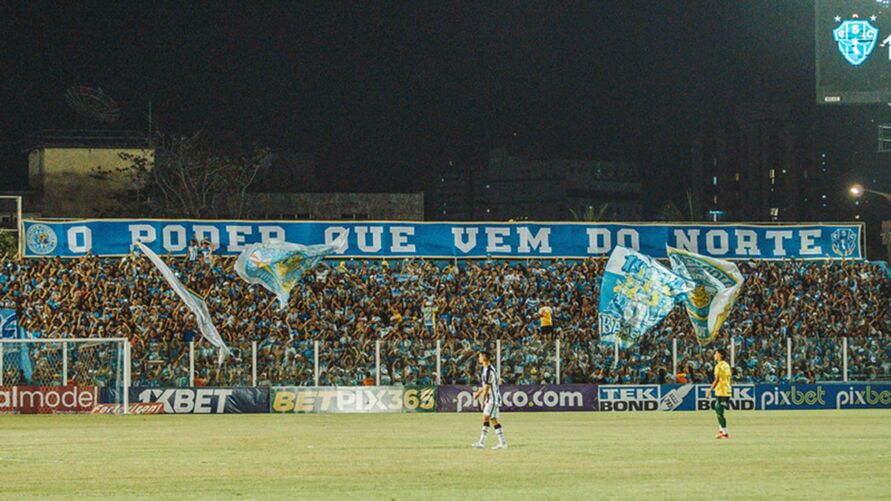 Paysandu leva multa de R$ 300 por objetos lançados em campo