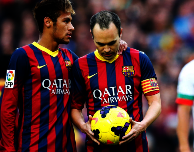 Iniesta ignora Messi e exalta Neymar: "Um dos melhores"