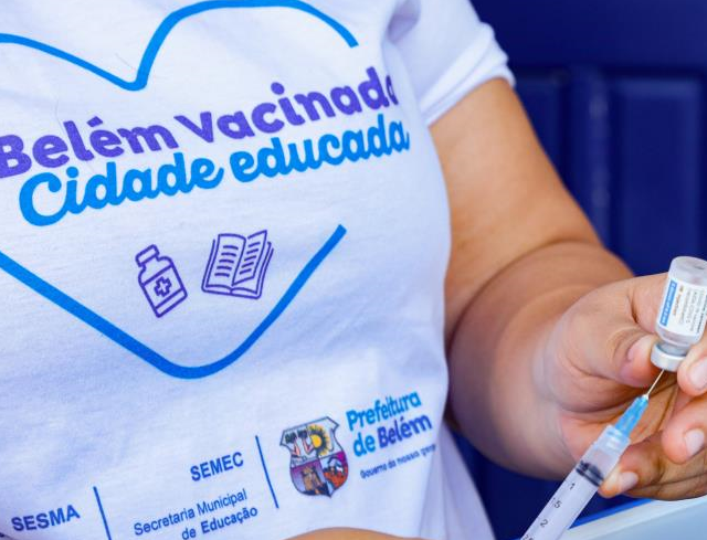 Vacinação é reforçada em Belém
visando o Círio de Nazaré
