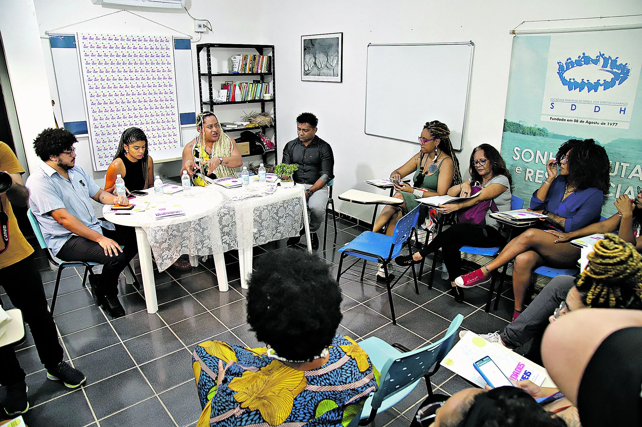 O lançamento da pesquisa aconteceu na sede da Sociedade Paraense de Defesa dos Direitos Humanos

Foto: Wagner Almeida / Doário do Pará.