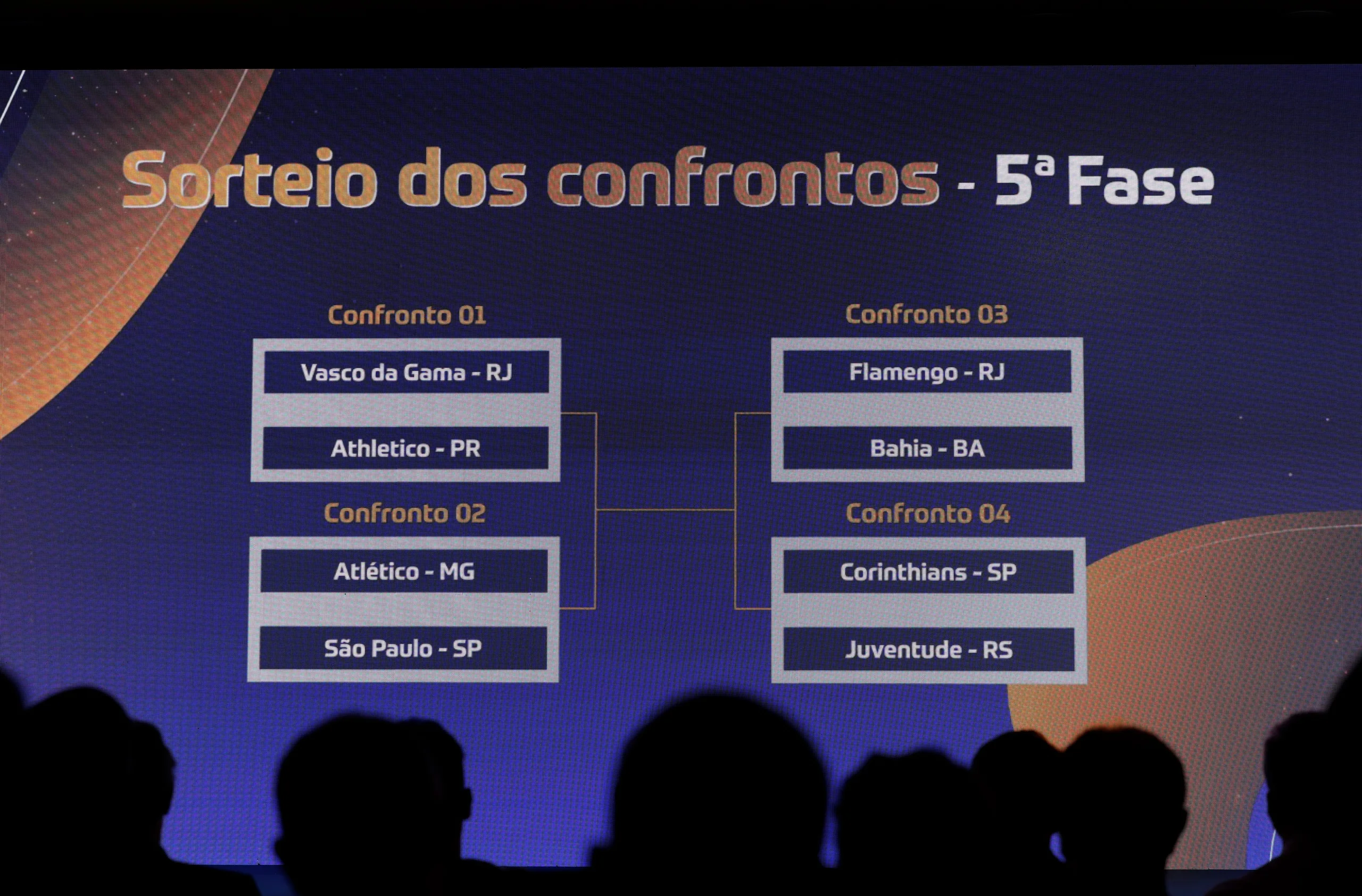 Sorteio definiu duelos das quartas de final da Copa Betano do Brasil Créditos: Rafael Ribeiro/CBF