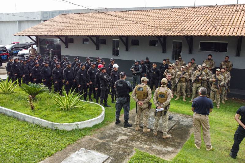 Seap treina retomada do Complexo Penitenciário de Santa Izabel