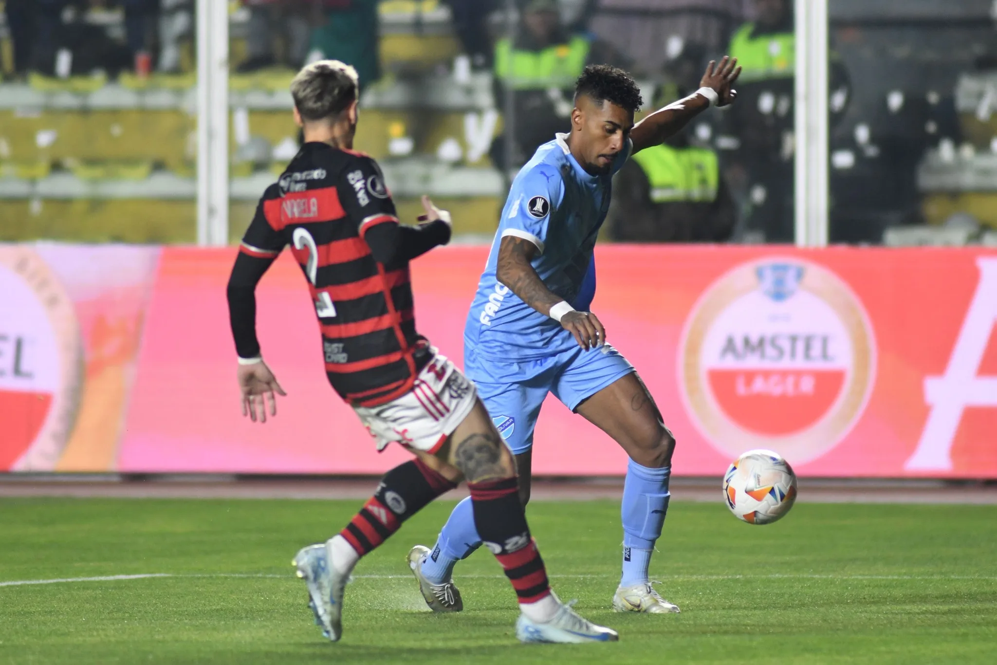 O Flamengo perdeu, mas avançou. Foto: Conmebol