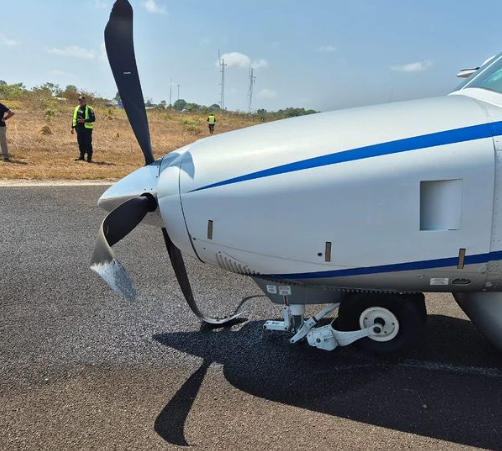 A aeronave que conduziu o governador e comitiva. Crédito: aviacao_amazonia/repreprodução instagram