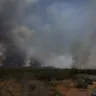 Grandes focos de incêndio atingem áreas do Parque Nacional de Brasília. Foto: Marcelo Camargo/Agência Brasil