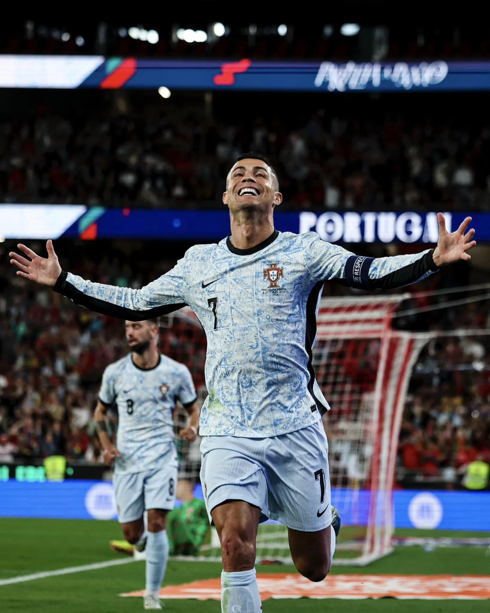 Cristiano Ronaldo marcou um gol histórico