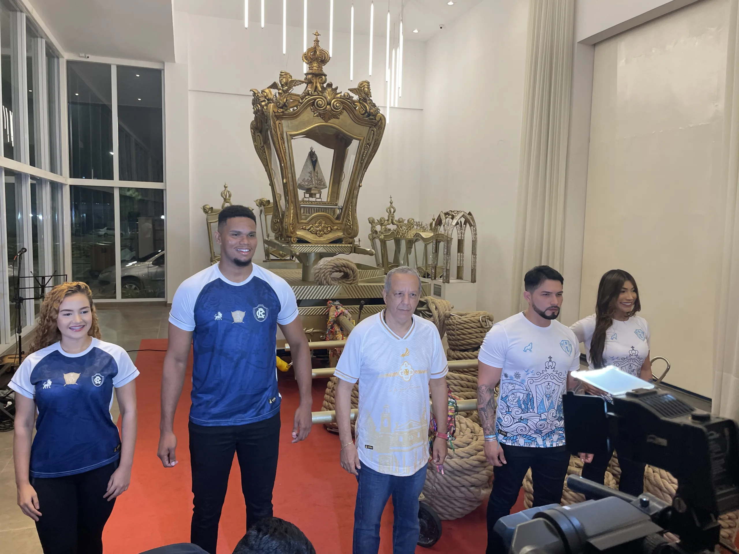 Remo, Paysandu e Tuna apresentam a camisa com Selo Oficial do Círio