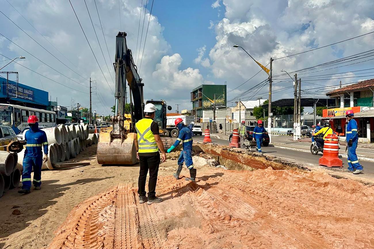 São duas novas estruturas executadas na avenida Mário Covas pelo Núcleo de Gerenciamento de Transporte Metropolitano (NGTM)