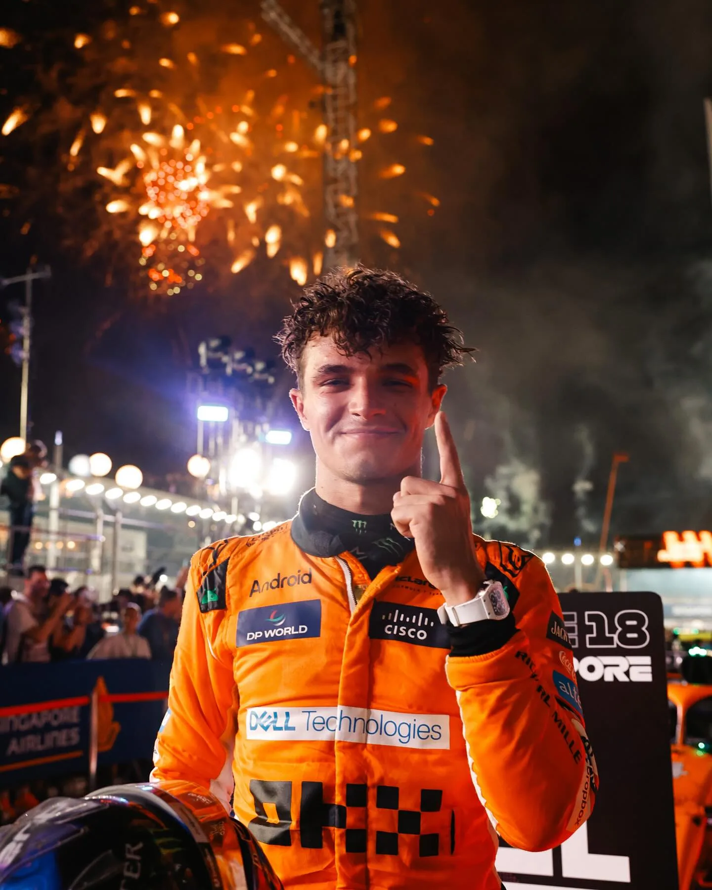 Lando Norris foi o vencedor do GP de Singapura de Fórmula 1. 