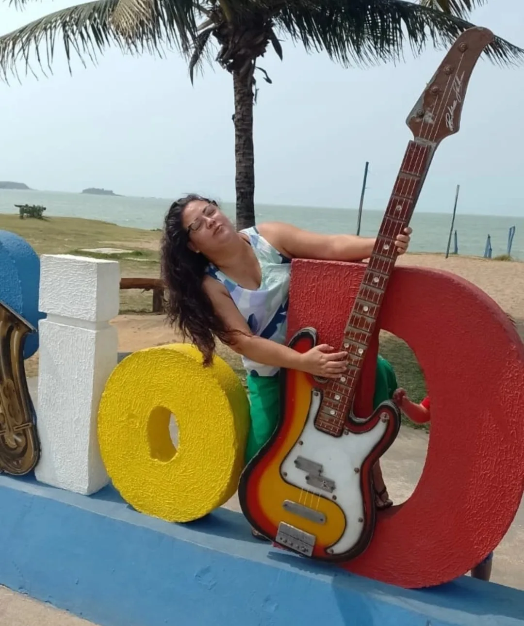 Patrícia Veloso Martins está no camarote VIP do Rock in Rio. Quem? Você deve estar se perguntando.