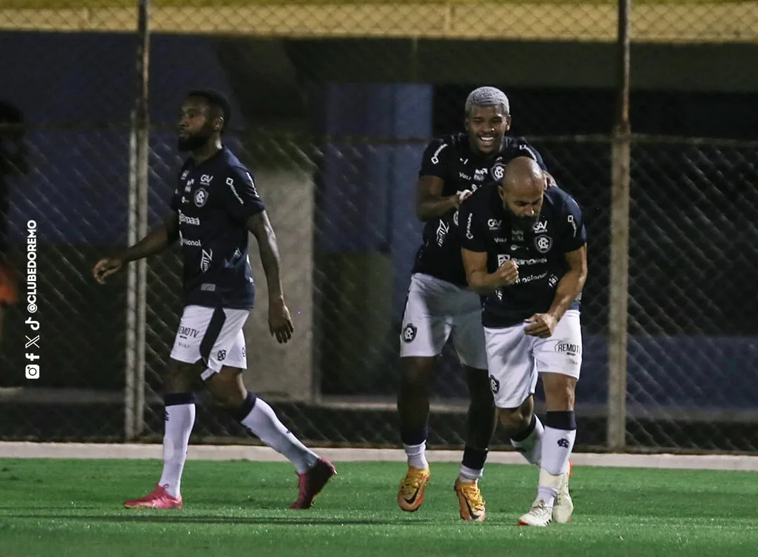 O Remo fechou a primeira metade do quadrangular com 5 pontos e invicto – uma vitória e dois empates. Foto: Samara Miranda/ascom Remo