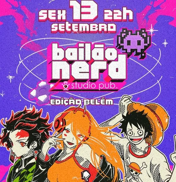 Bailão Nerd: Festa temática une gerações em Belém nesta sexta-feira