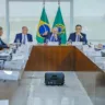 Presidente da República, Luiz Inácio Lula da Silva, durante reunião com o Presidente do Senado Federal e do Congresso Nacional, Senador Rodrigo Pacheco, Presidente da Câmara dos Deputados, Deputado Arthur Lira, e Presidente do Supremo Tribunal Federal (STF), Ministro Luís Roberto Barroso, no Palácio do Planalto. Brasília - DF.

Foto: Ricardo Stuckert / PR