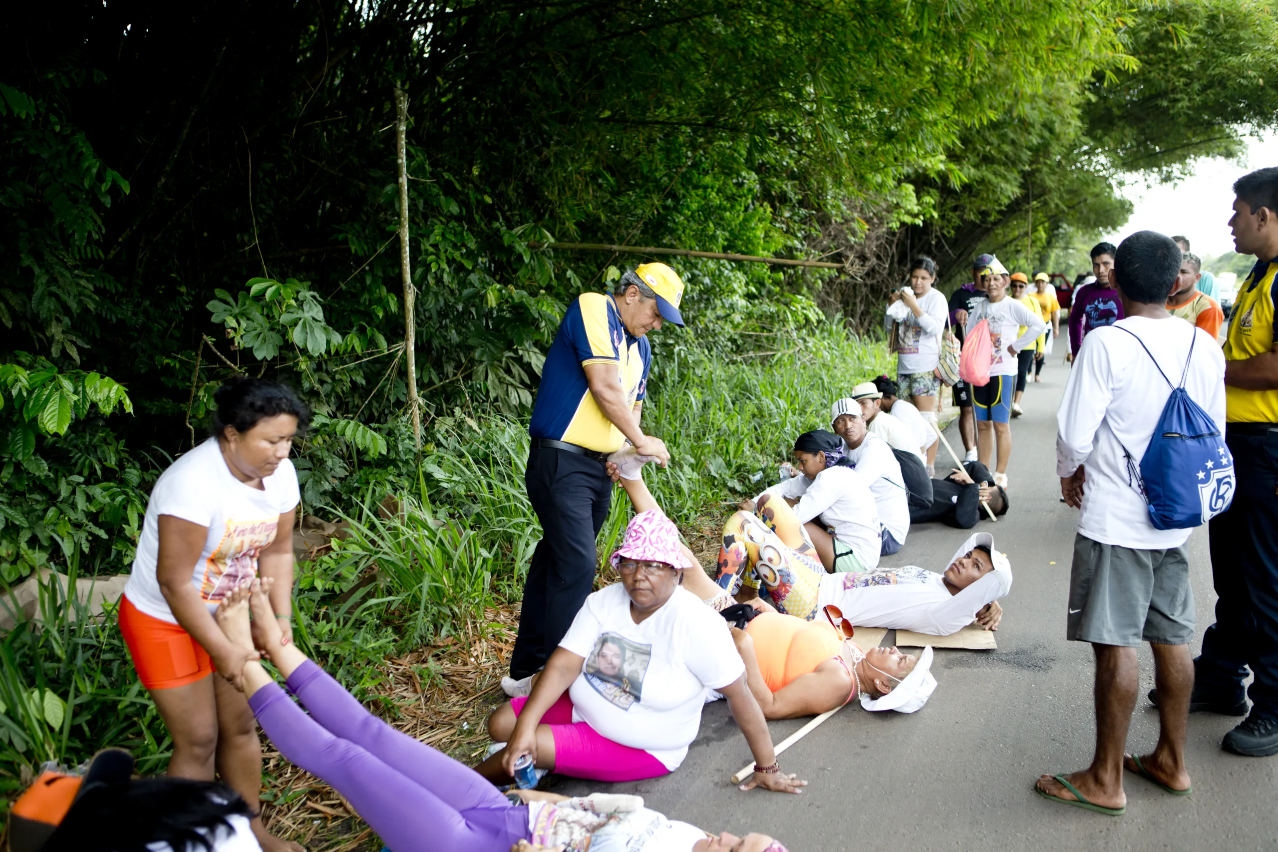 De 08 a 12 de outubro, a Diretoria do Círio e parceiros vão acompanhar os grupos que vêm caminhando para o Círio de Nazaré, com diversos pontos de apoio. Foto: Divulgação