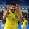 Brasil venceu o Marrocos por 3 a 1 nas quartas de final, neste domingo (29). Leandro Lino fez o segundo gol da Amarelinha.
Créditos: Leto Ribas/CBF