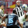 Em um jogo com muitas chances, o Botafogo teve um gol anulado, pressionou no fim, mas ficou no 0 a 0 com o Grêmio no Estádio Mané Garrincha. Foto: Vítor Silva/Botafogo