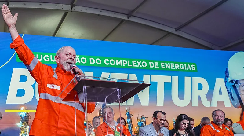 O presidente Luiz Inácio Lula da Silva (PT) voltou a criticar Vale e Eletrobras, ex-estatais que se tornaram alvo da terceira gestão do petista, nesta sexta-feira (13) Foto: Ricardo Stuckert / PR

