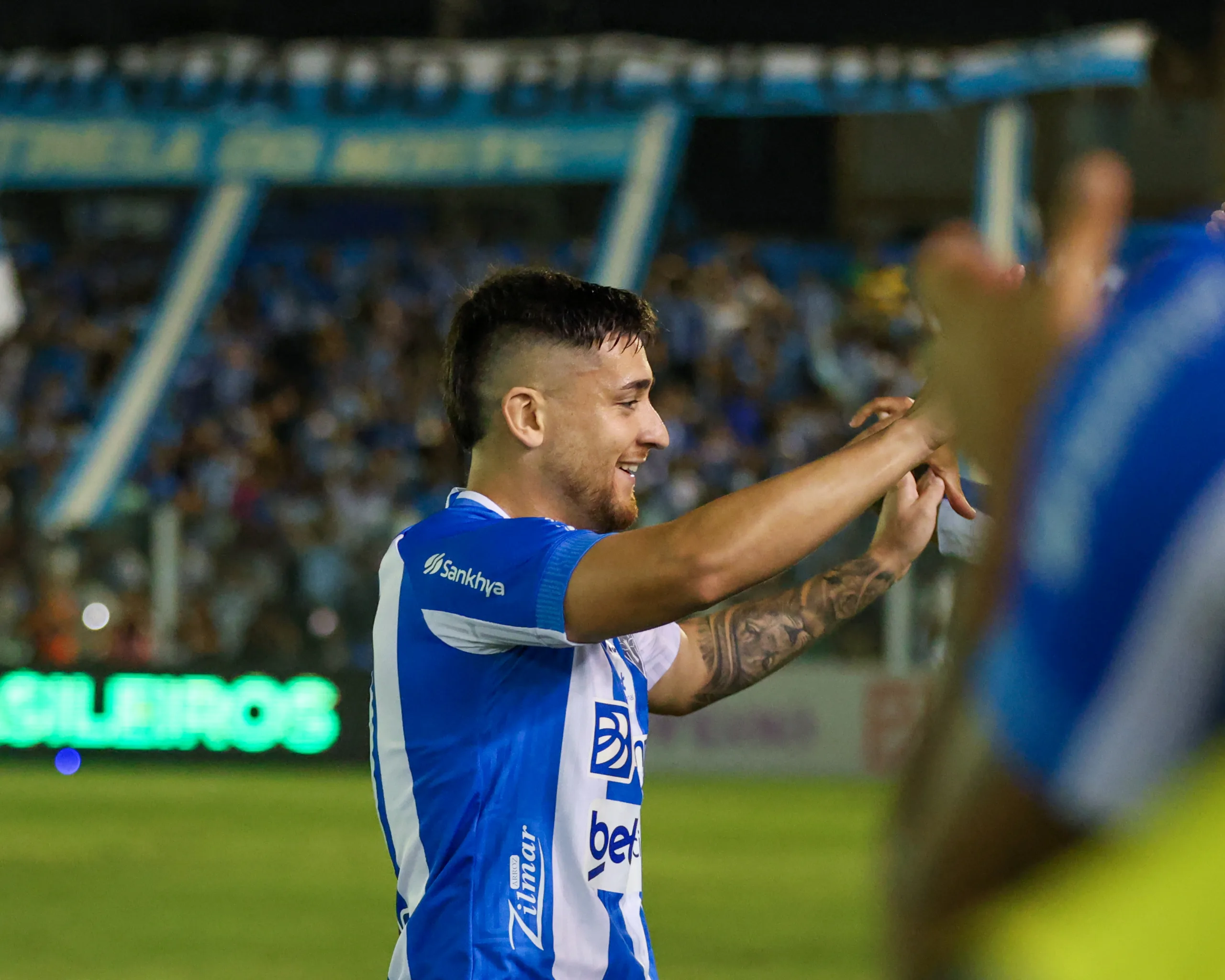 João Vieira foi o autor do gol da vitória bicolor - Foto: Jorge Luis Totti/PSC