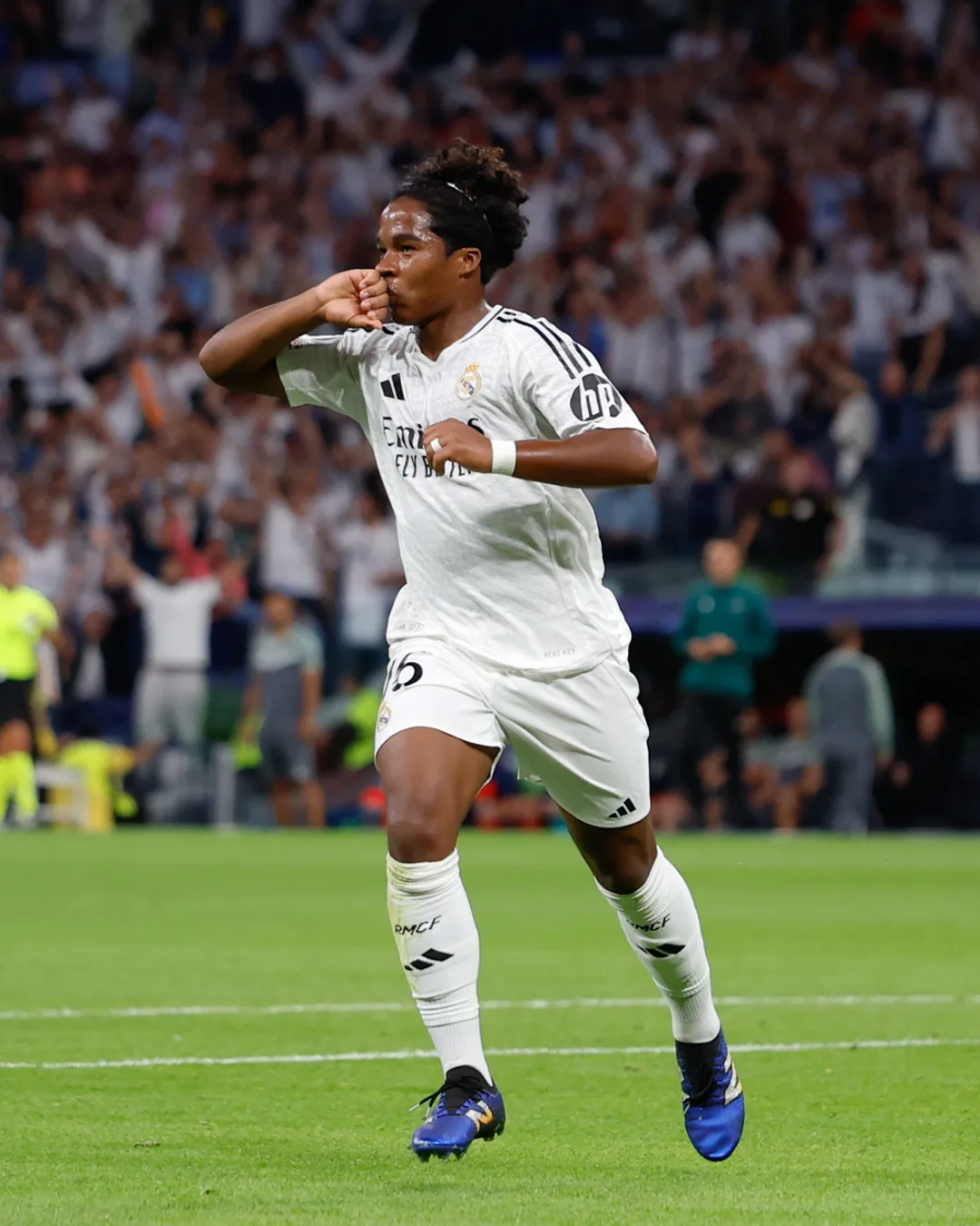 Atacante é o brasileiro mais jovem a marcar na Champions League. Foto: Real Madrid