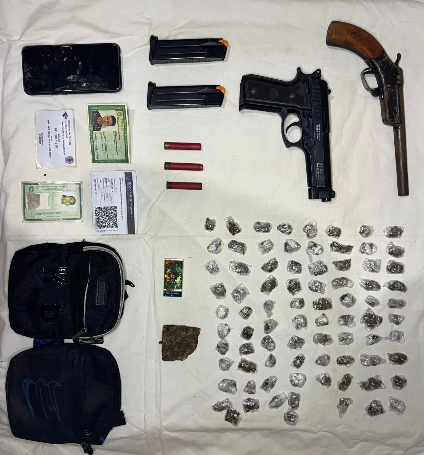 Na tarde de quinta-feira (5), dois suspeitos foram mortos durante uma troca de tiros com policiais militares na Ilha de Fortalezinha