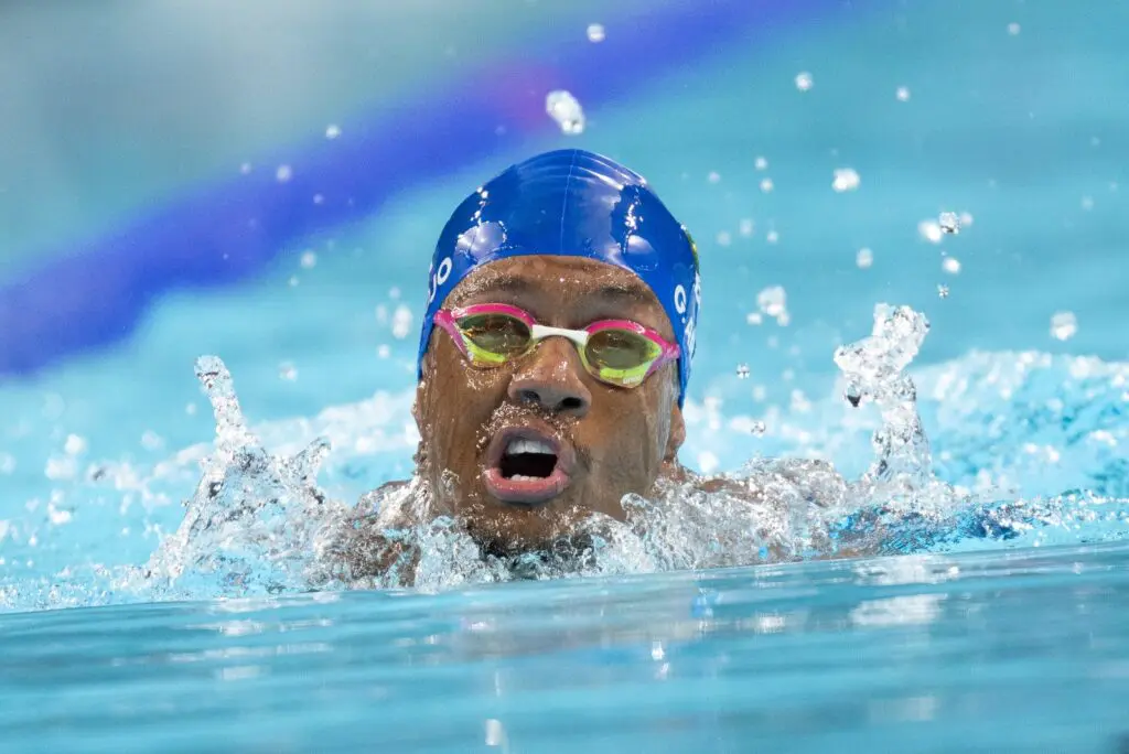 Gabriel segue dando show nas piscinas dos Jogos Paralímpicos. Fotos: CPB