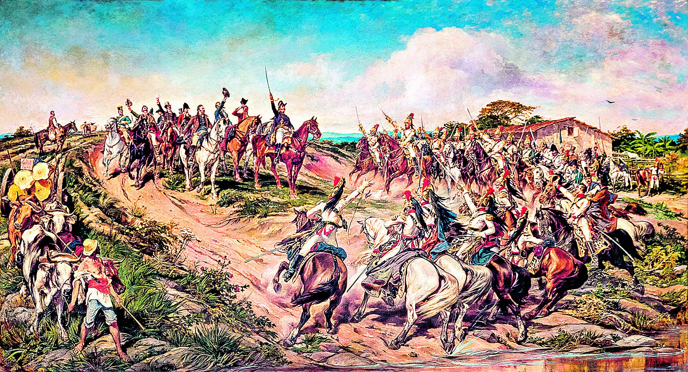 A partir da declaração da independência, em 7 de setembro de 1822, o Brasil deixou de ser uma colônia de Portugal para se tornar, oficialmente, o ‘Império do Brasil’