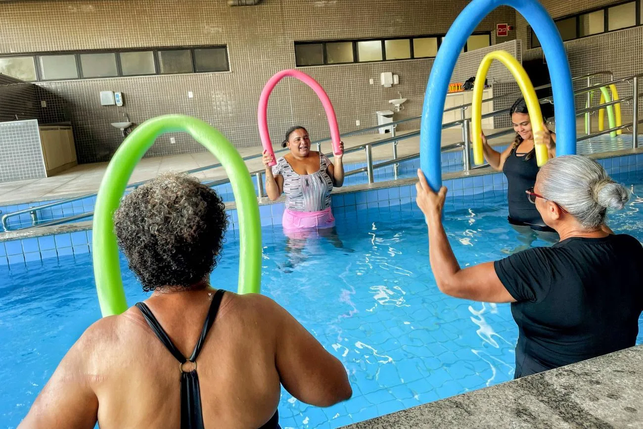 Serviço de hidroterapia já existe há dois anos no hospital. Foto: Diego Monteiro