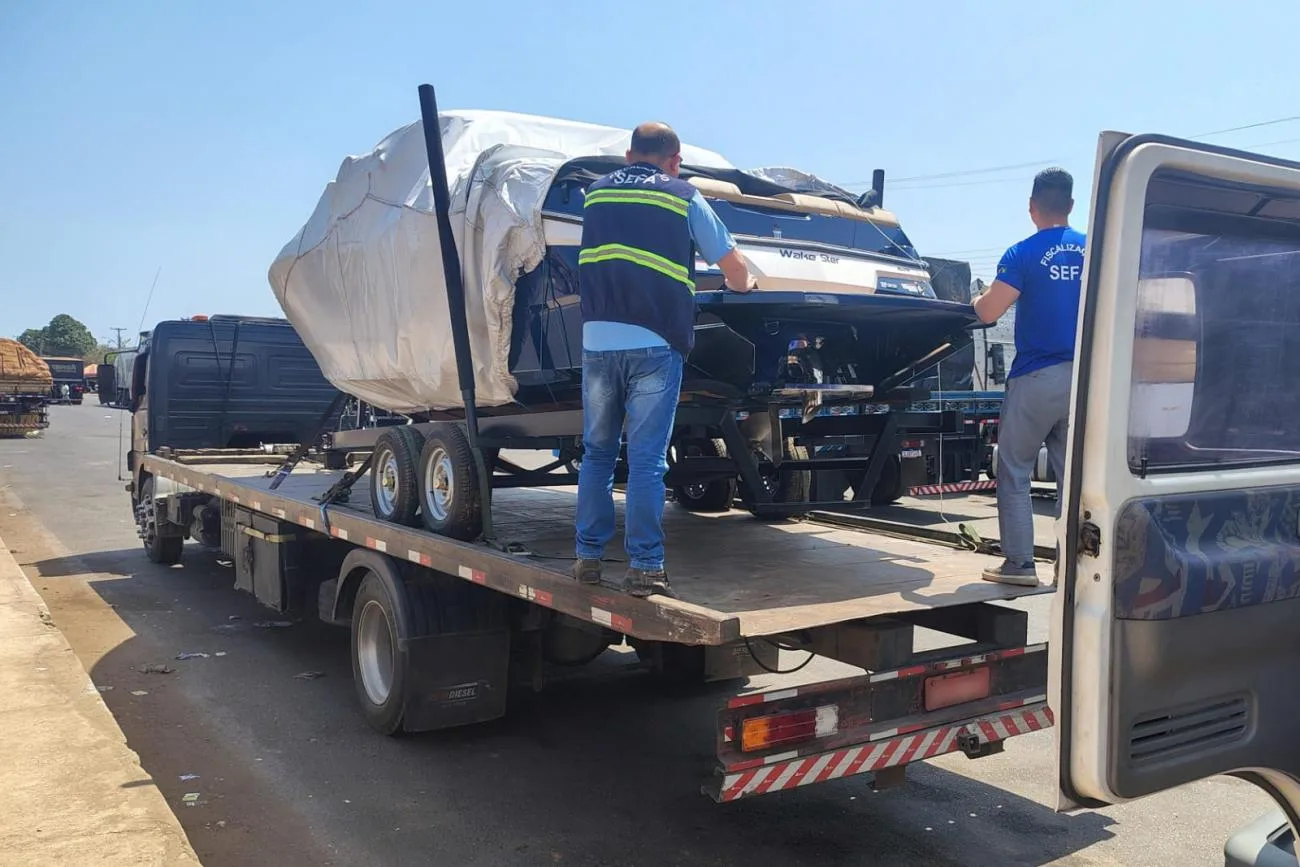 Lancha procedente de São Vicente (SP) tinha como destino Ananindeua. Foto: Divulgação 