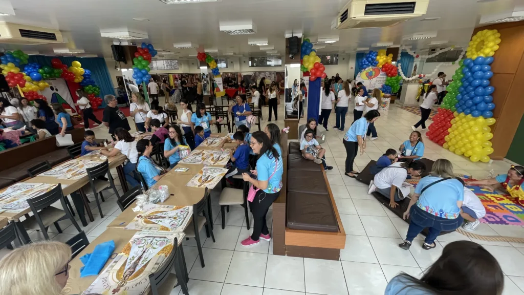 O evento contará com diversas atividades para as crianças e jovens, que serão divididas em estações para melhor organização da dinâmica.