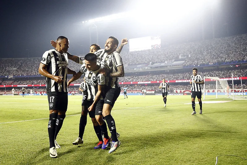 O Botafogo eliminou o São Paulo no Morumbis. Foto: Vitor Silva/Botafogo.