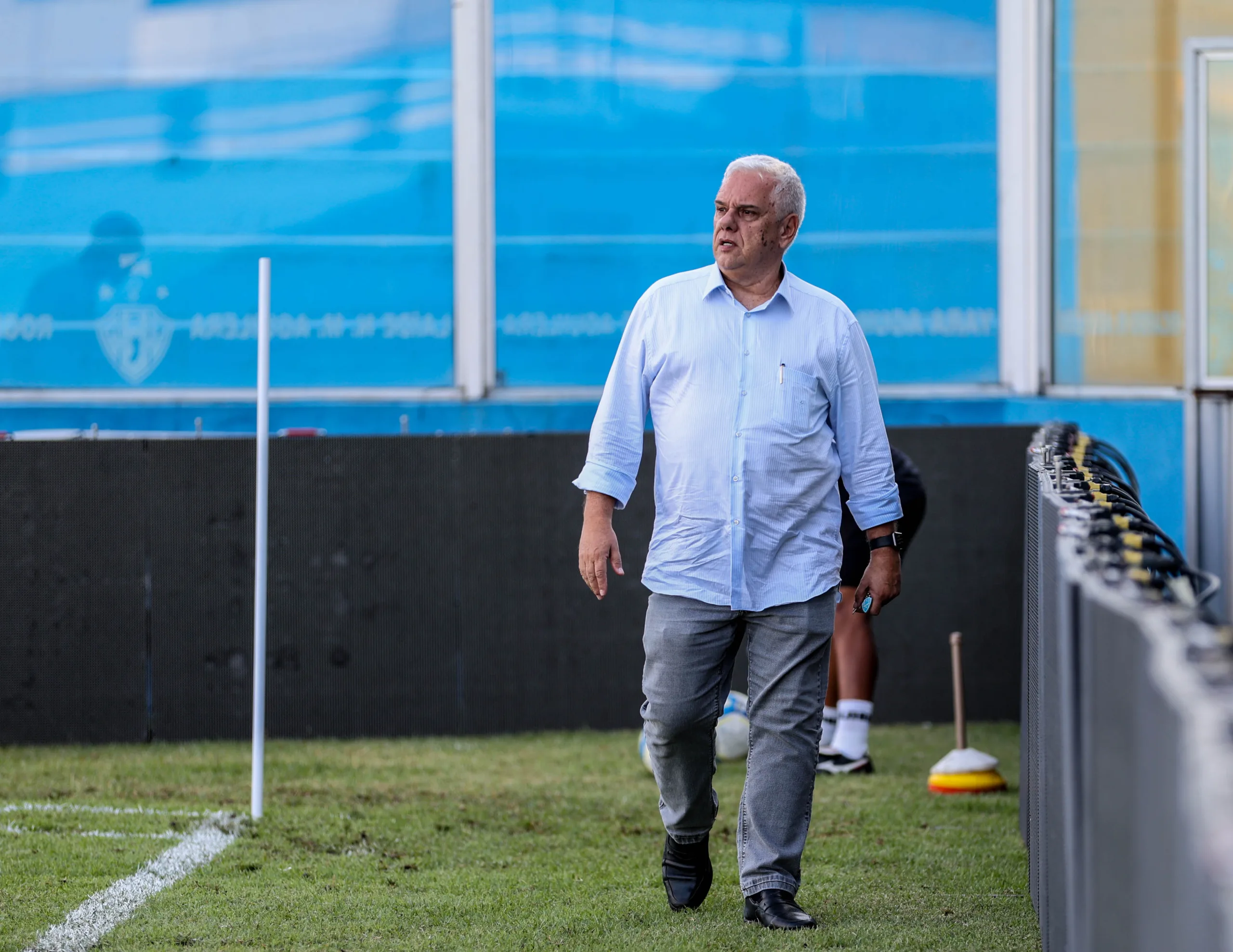 Presidente bicolor promete revelar nome de novo treinador nas próximas horas. Foto: Matheus Vieira/PSC