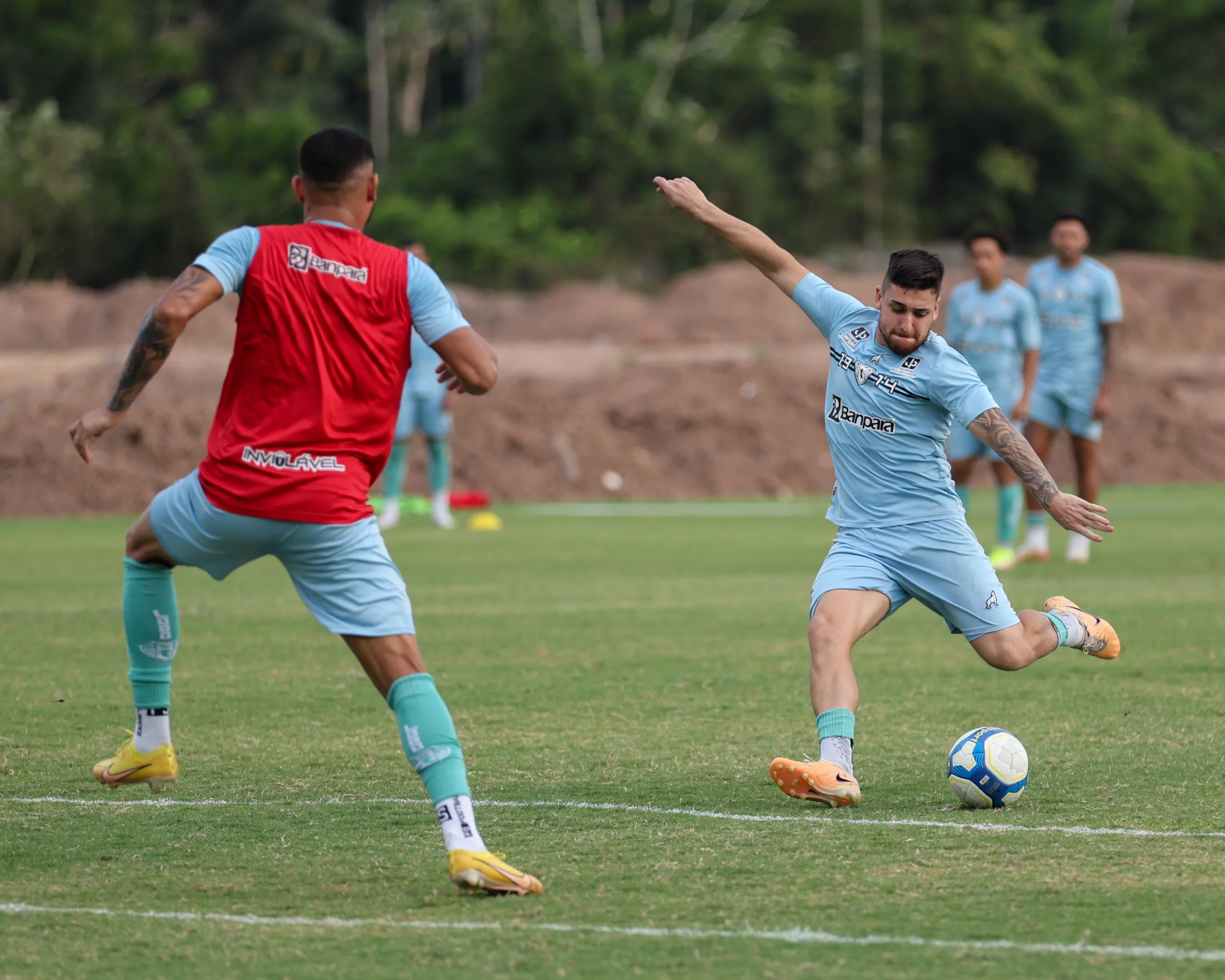 João Vieira garante que os bicolores estão fechados com a comissão técnica para subir na tabela da Segundona - Foto: Jorge Luis Totti/PSC