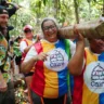 O Çairé começa com a Alvorada, com levantamento do mastro e busca dos juízes e procuradores da festa. FOTO: AGÊNCIA SANTARÉM