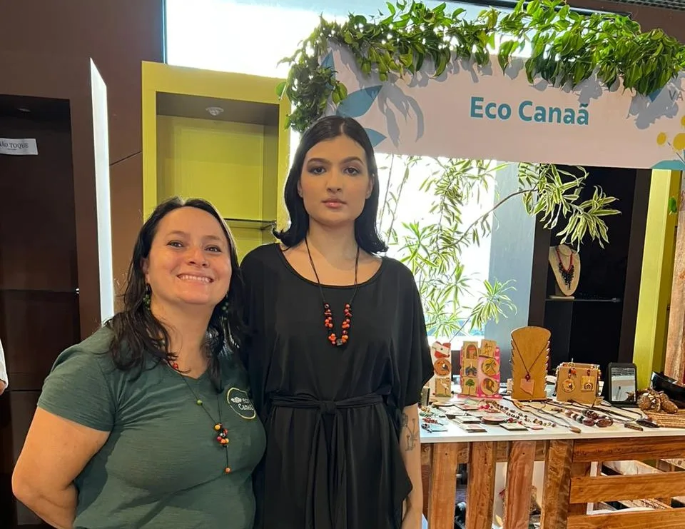 Eco Canaã apresenta produtos durante feira realizada na Varanda da Amazônia | Créditos: Arquivo Pessoal
