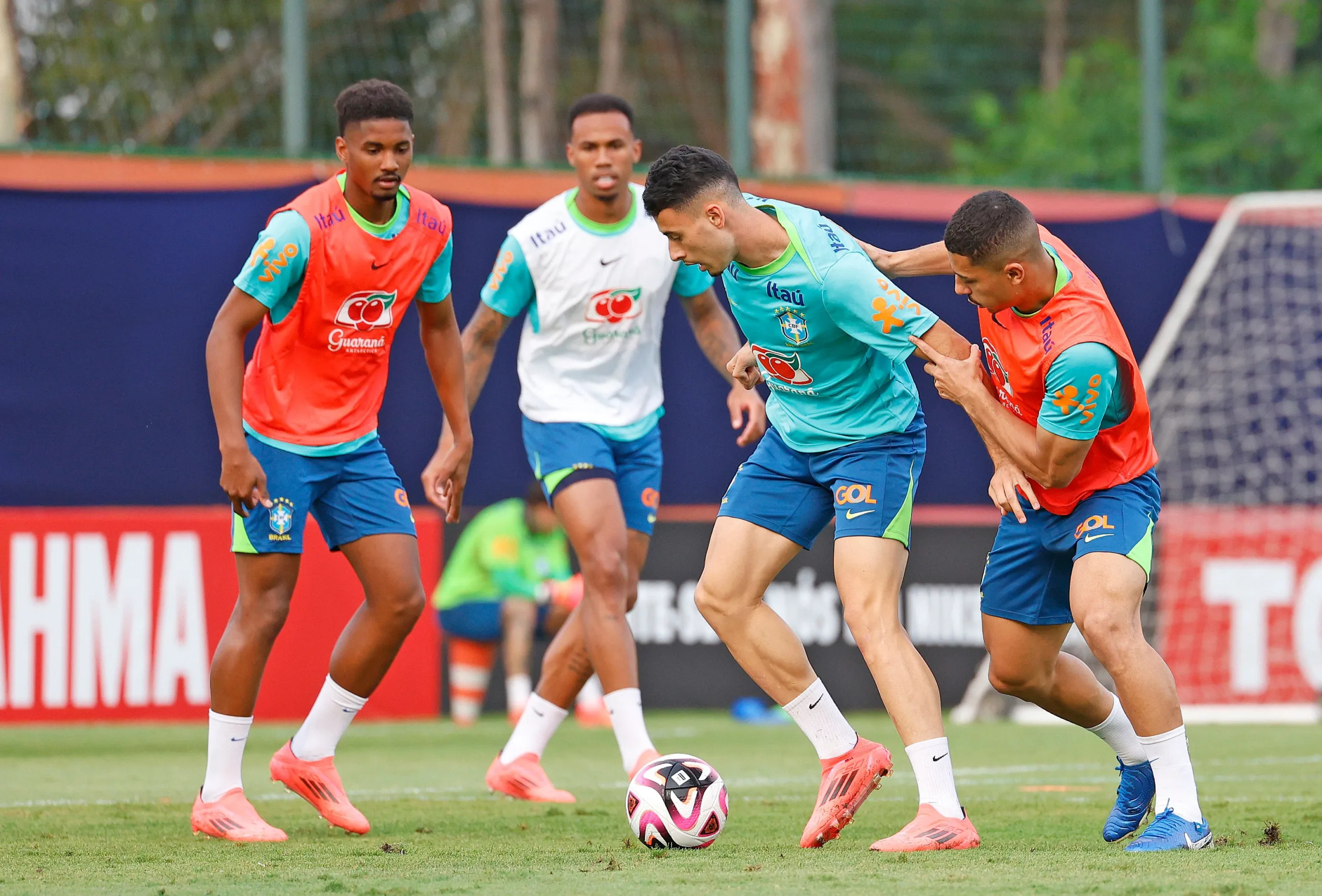 A Seleção Brasileira encara o Chile, às 21h, no Nacional de Santiago, pela nona rodada das Eliminatórias da Copa do Mundo de 2026. Créditos: Rafael Ribeiro/CBF

