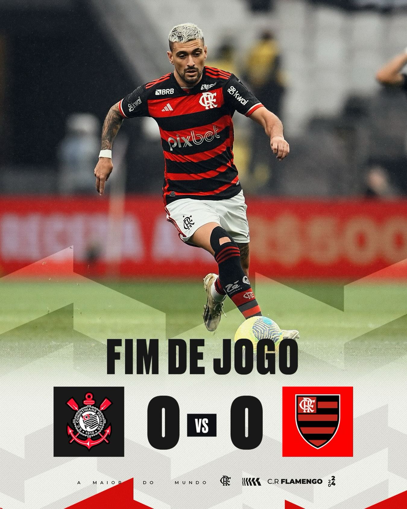 O Flamengo está na final da Copa do Brasil