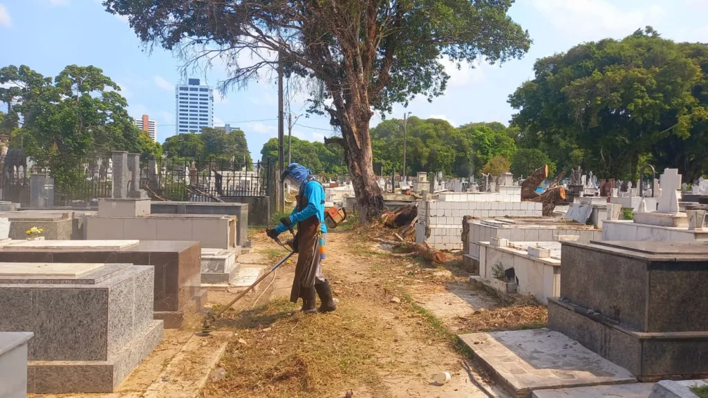 Com a expectativa de receber cerca de 65 mil pessoas entre os dias 1º e 3 de novembro, a Seurb já está finalizando uma intensa operação de limpeza e organização dos espaços.