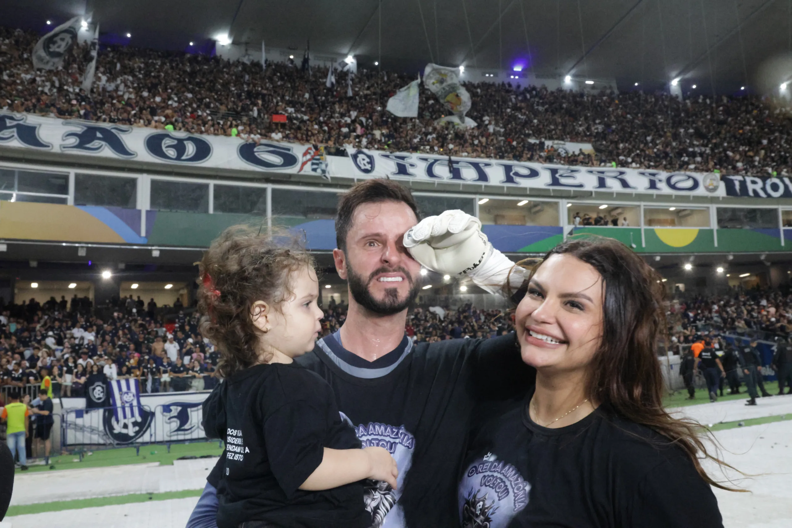 Goleiro remista deu mostras da sua fé inabalável ao longo do ano - Foto: Mauro Ângelo/ Diário do Pará