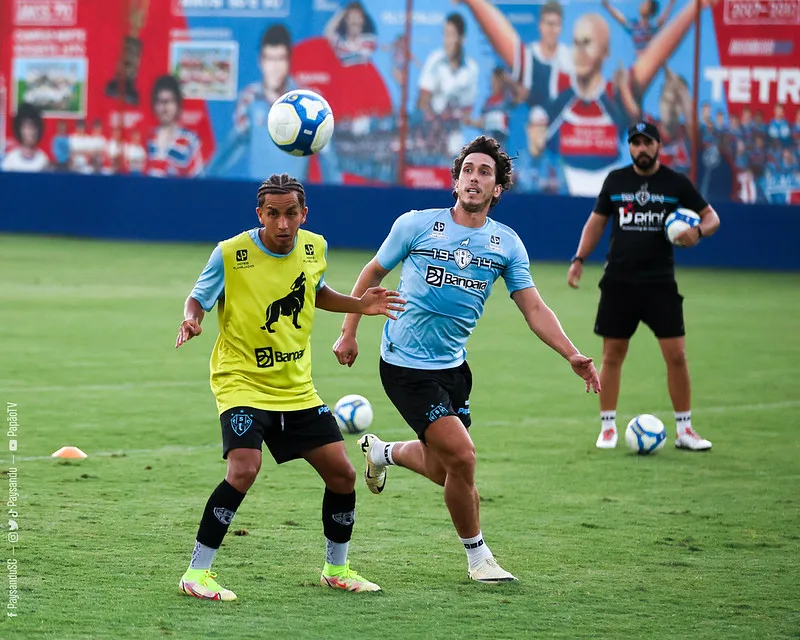 O Paysandu quer surpreender o Ceará. Foto: Jorge Luís Totti/Paysandu