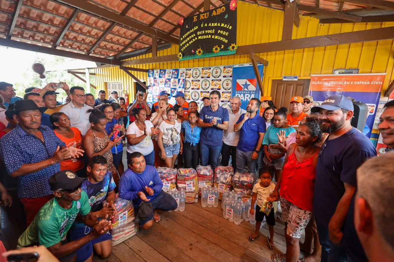 Moradores do quilombo destacaram que esta foi a primeira visita de um governador na localidade. Foto: Bruno Cruz 