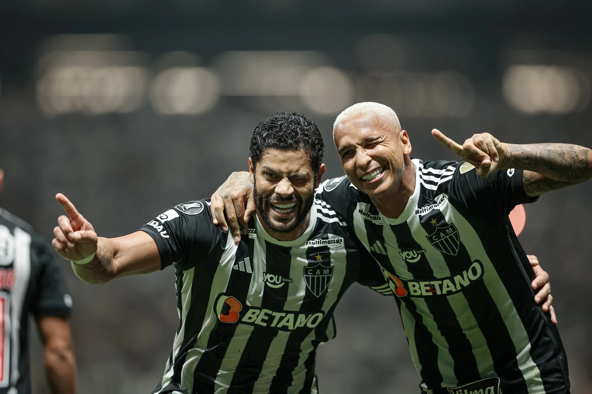 O Galo encaminhou vaga para a final da Libertadores. Fotos: Pedro Souza / Atlético