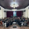 Banda Sinfônica do Vale Música Belém faz apresentação na Estação das Docas, durante a chegada do Círio Fluvial, no sábado (12/10) | Créditos: Ediel Sousa

