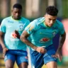 O técnico Dorival Júnior confirmou que a seleção brasileira enfrenta o Chile com Igor Jesus, do Botafogo, no ataque Créditos: Rafael Ribeiro/CBF