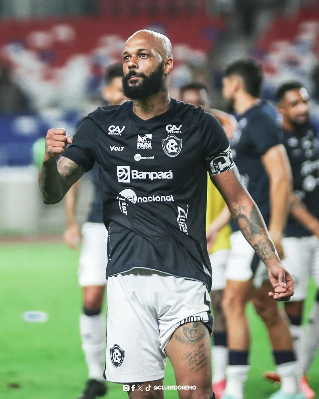 O jogador assumiu o posto de titular no time e ajudou bastante com sua experiência e liderança - Foto: Samara Miranda/Remo