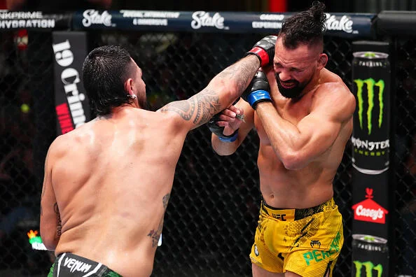 Anthony Hernandez venceu Michel Pereira no UFC Vegas 99. (Jeff Bottari/Zuffa LLC)