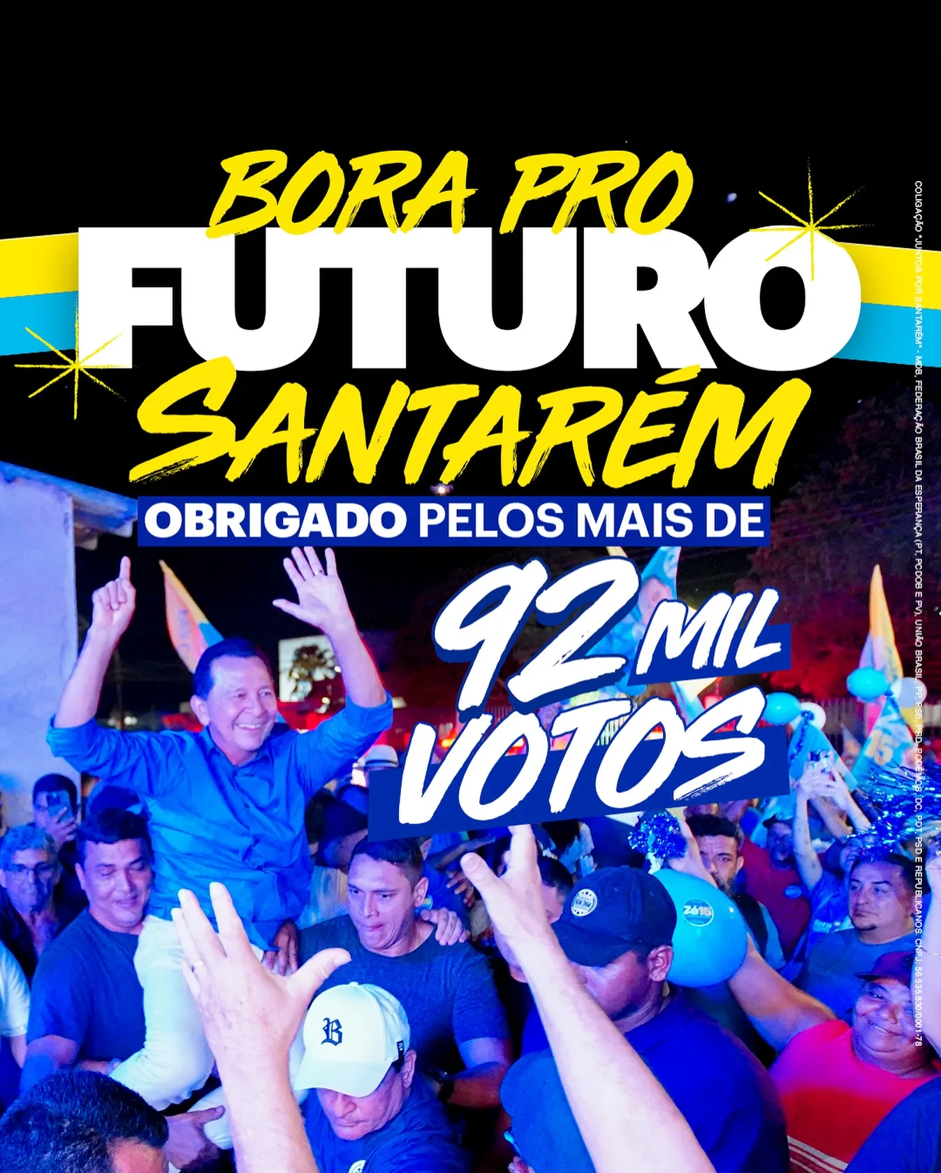 Às 20h59, foi oficialmente encerrada a apuração de votos em Santarém, que voltou às urnas neste domingo, 27, para eleger o novo prefeito da Pérola do Tapajós.