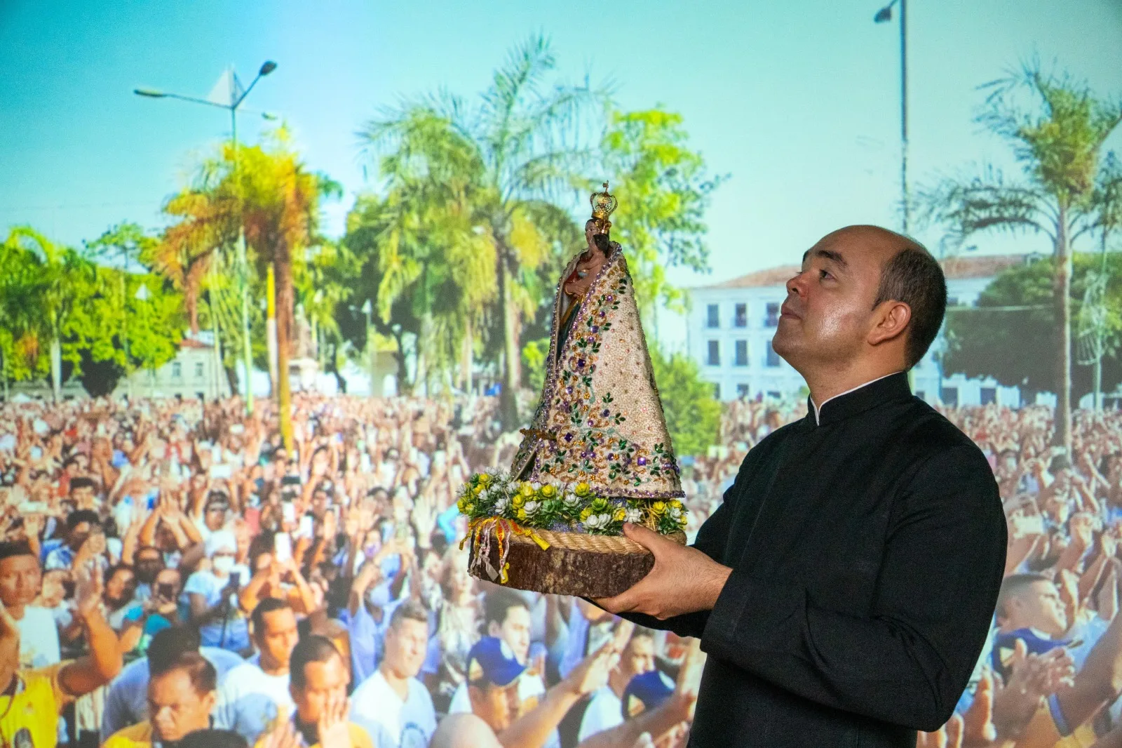 Padre Francisco Maria Cavalcante, CRSP, pároco de Nazaré. Foto: Divulgação.