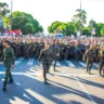 O Comando Militar do Norte (CMN) informou que dará apoio ao Círio 2024 com um efetivo de 1.400 militares do Exército Brasileiro. Foto: Comando Militar