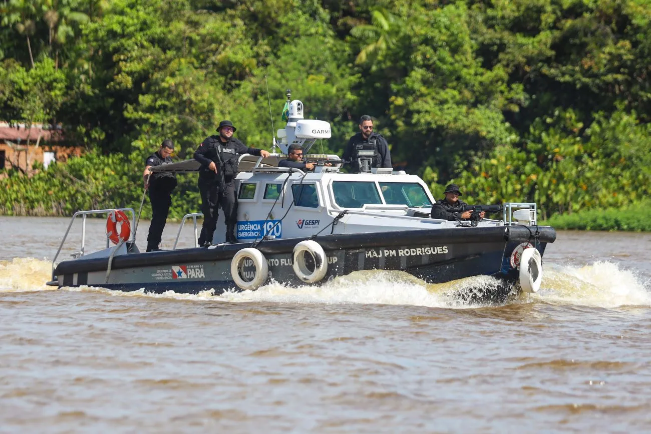 Nesta sexta-feira (18), o Governo do Pará entrega uma nova lancha blindada de 700 HP, que irá reforçar a segurança na malha fluvial do estado