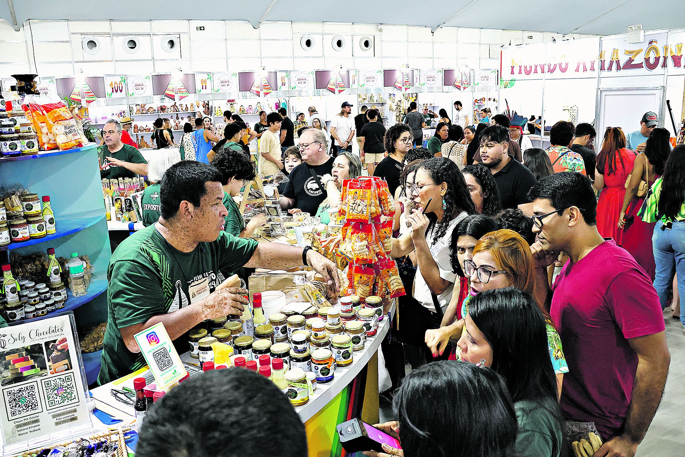 Feira de Artesanato promovido pelo SEBRAE.

Foto: celso Rodrigues/ diário do Pará.